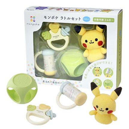 ラトルセット ピカチュウ│monpoke│モンポケ│GOODS